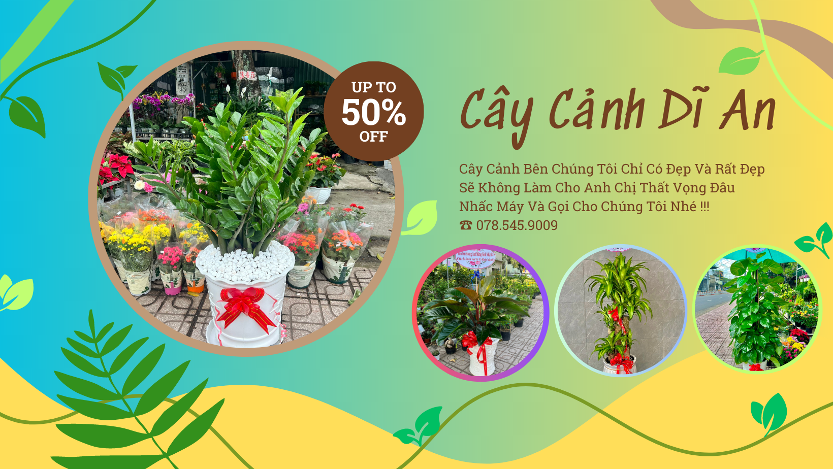 Cây Cảnh Dĩ An chuyên cung cấp các loại hoa cây cảnh với giá tốt !!!